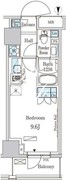 パークアクシス成増二丁目 708 間取り図