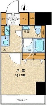 プレール・ドゥーク木場駅前 403 間取り図