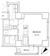 プライムアーバン南池袋 204 間取り図