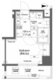 プラウドフラット門前仲町1 805 間取り図