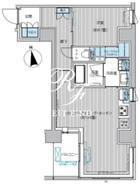 御幸レジデンス日本橋茅場町 604 間取り図