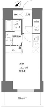 イマーレ富久町 602 間取り図