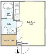 アスティーレ麻布十番 201 間取り図 ?>