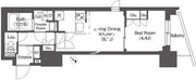 コンフォリア東大井1 1503 間取り図