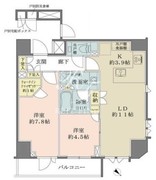 ザ・パークハウス北青山 401 間取り図
