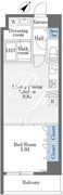 ラドゥセール巣鴨ウエスト 412 間取り図