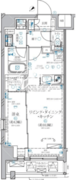 ディアレイシャス赤羽 602 間取り図