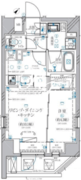 ディアレイシャス赤羽 703 間取り図