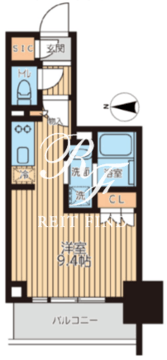 クロスレジデンス蒲田2 704 間取り図