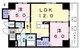 レジデンス桜樺 401 間取り図