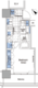パークハビオ赤坂タワー 1511 間取り図