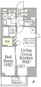 ジオエント池袋 1102 間取り図