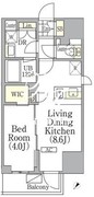 ジオエント池袋 702 間取り図
