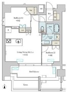 ブリリアイスト上野稲荷町 1301 間取り図