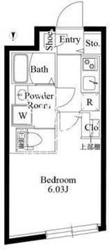 エルファーロ広尾 202 間取り図