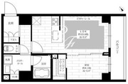 グランドコンシェルジュ日本橋水天宮 201 間取り図