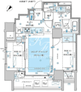 ディームス渋谷本町 301 間取り図