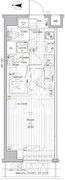 プレミアムキューブG北新宿DEUX 203 間取り図