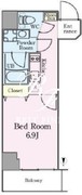 フレールコート錦糸公園 505 間取り図 ?>