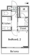 レヴァンテ浅草 306 間取り図