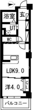 アクティ目黒駅前 1-410 間取り図