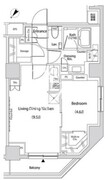 ザ・パークハビオ文京目白台プレイス 802 間取り図