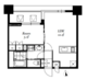 レジディア日本橋馬喰町3 1103 間取り図