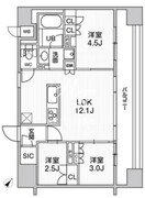 nido巣鴨 1004 間取り図