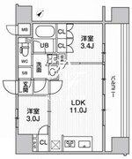 nido巣鴨 1203 間取り図