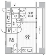 nido巣鴨 1303 間取り図
