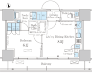 パークアクシス東陽町・親水公園 1305 間取り図