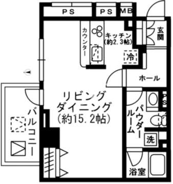 レジディア四谷三丁目 901 間取り図