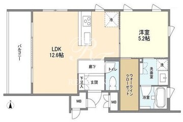 ガーデン東新宿 501 間取り図