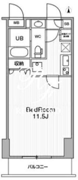 アーバンフラッツ池袋プレミアム 1504 間取り図