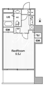 アーバンフラッツ池袋プレミアム 1907 間取り図