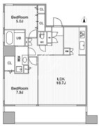 アーバンフラッツ池袋プレミアム 2505 間取り図