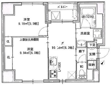 NS22日本橋浜町 501 間取り図