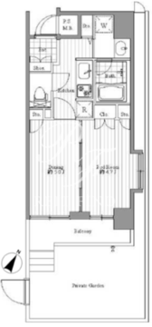 NCRe新宿中央公園 101 間取り図