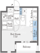 ラドゥセール巣鴨イースト 412 間取り図