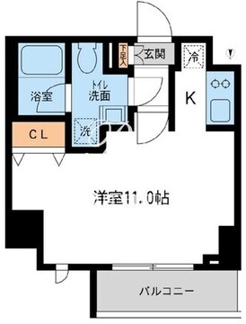 プライムアーバン住吉2 606 間取り図