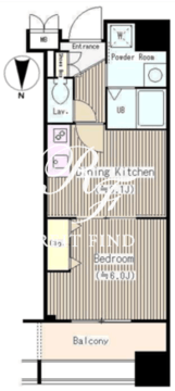 クレアールフレスカ 309 間取り図