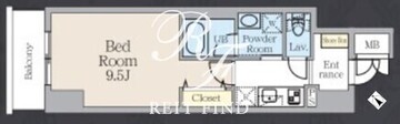 アルトヴィラ虎ノ門 705 間取り図