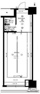 The SOHO 607 間取り図