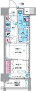 ジェノヴィア浅草6スカイガーデン 1206 間取り図