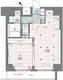 ドゥーエ月島 904 間取り図