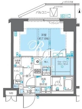 ズーム神宮前 405 間取り図