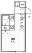 タスキリシェス目黒碑文谷 1 間取り図