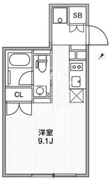 タスキリシェス目黒碑文谷 1 間取り図