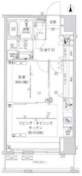 アルテシモクレア 502 間取り図