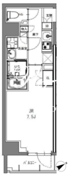 エスレジデンス日本橋馬喰町 701 間取り図